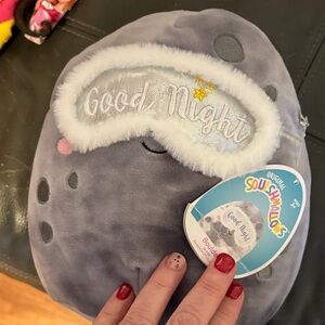 Squishmallows Gray “ Boulder” Good Night Plush